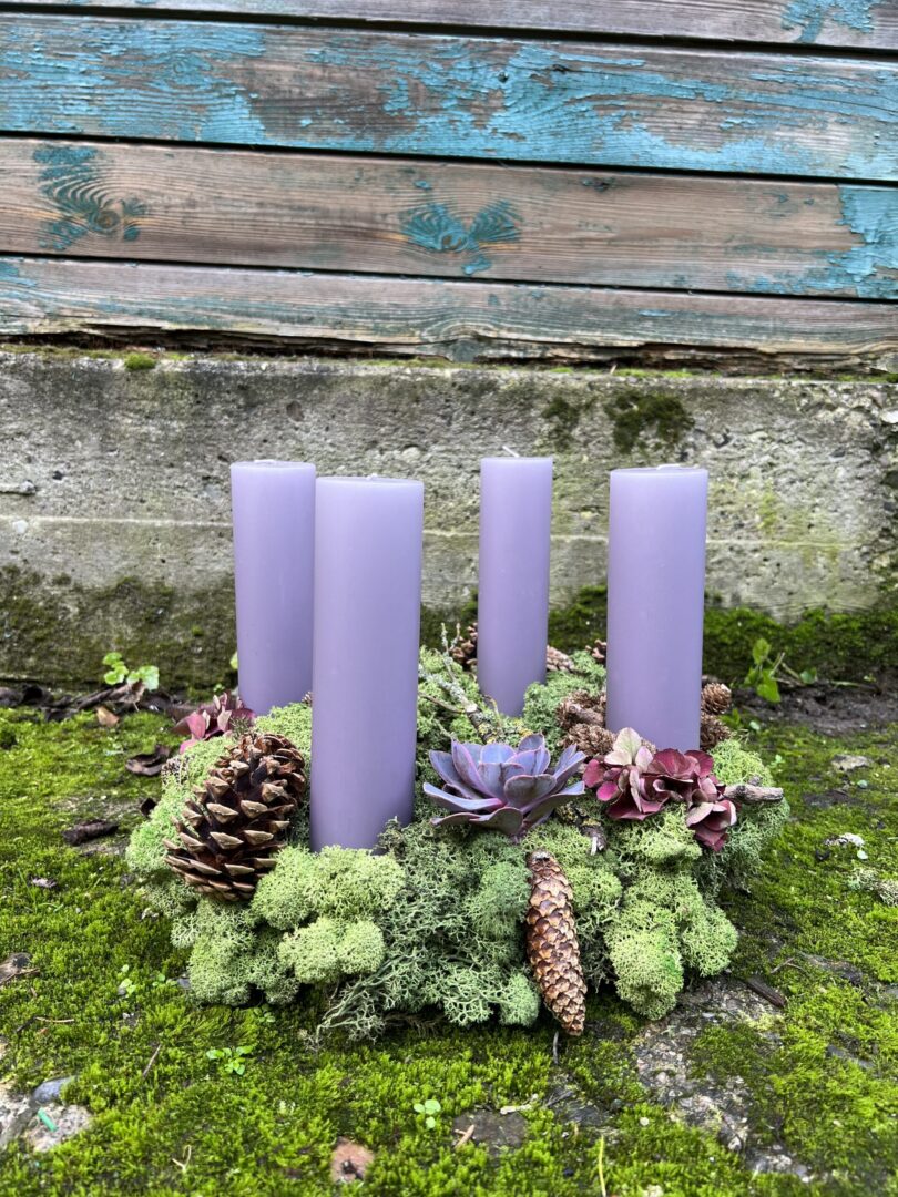 Adventskrans Lilla stor 2022 - Happyflower-dk