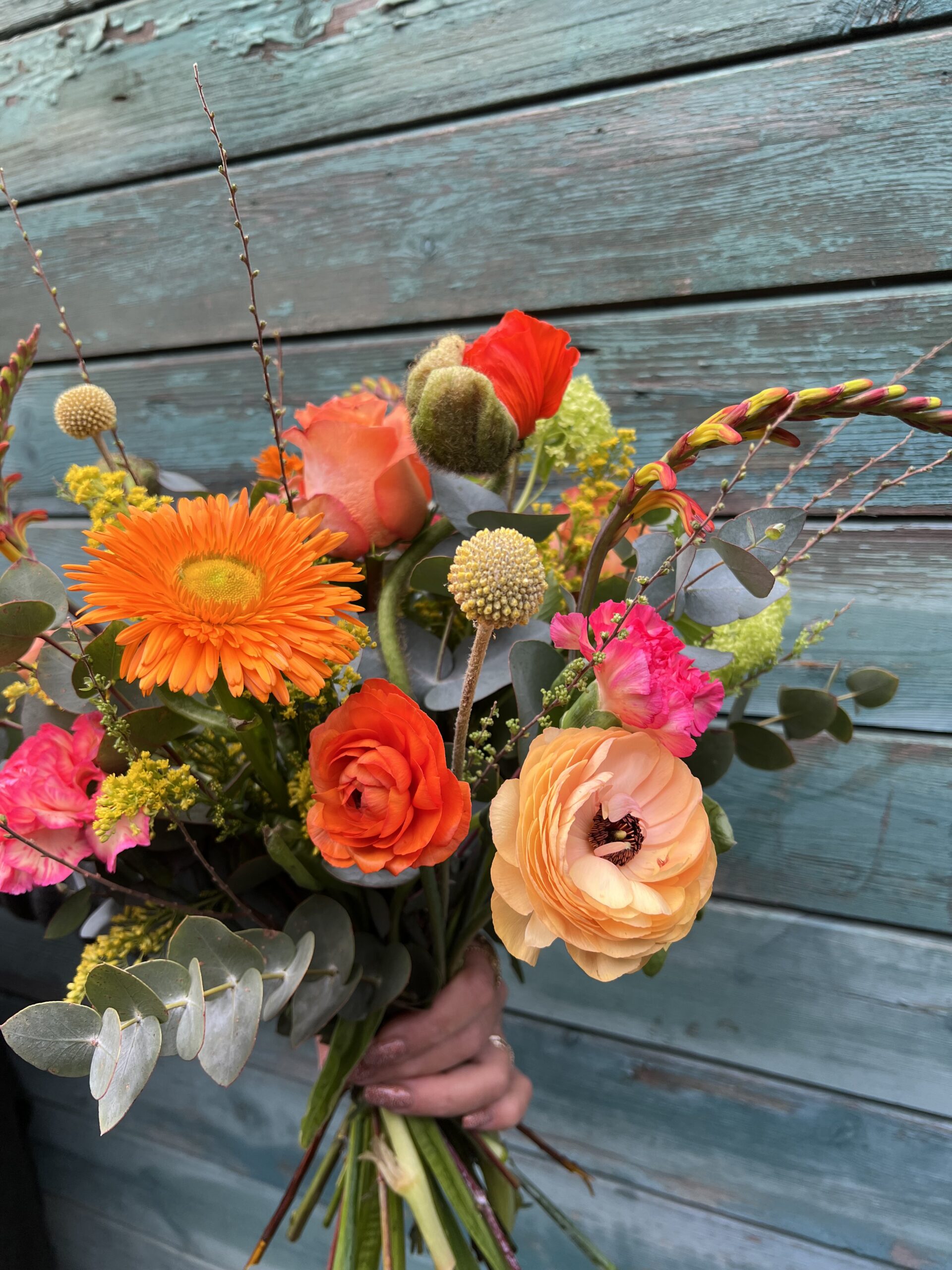 Gylden buket - Send blomster - Happyflower-dk-2