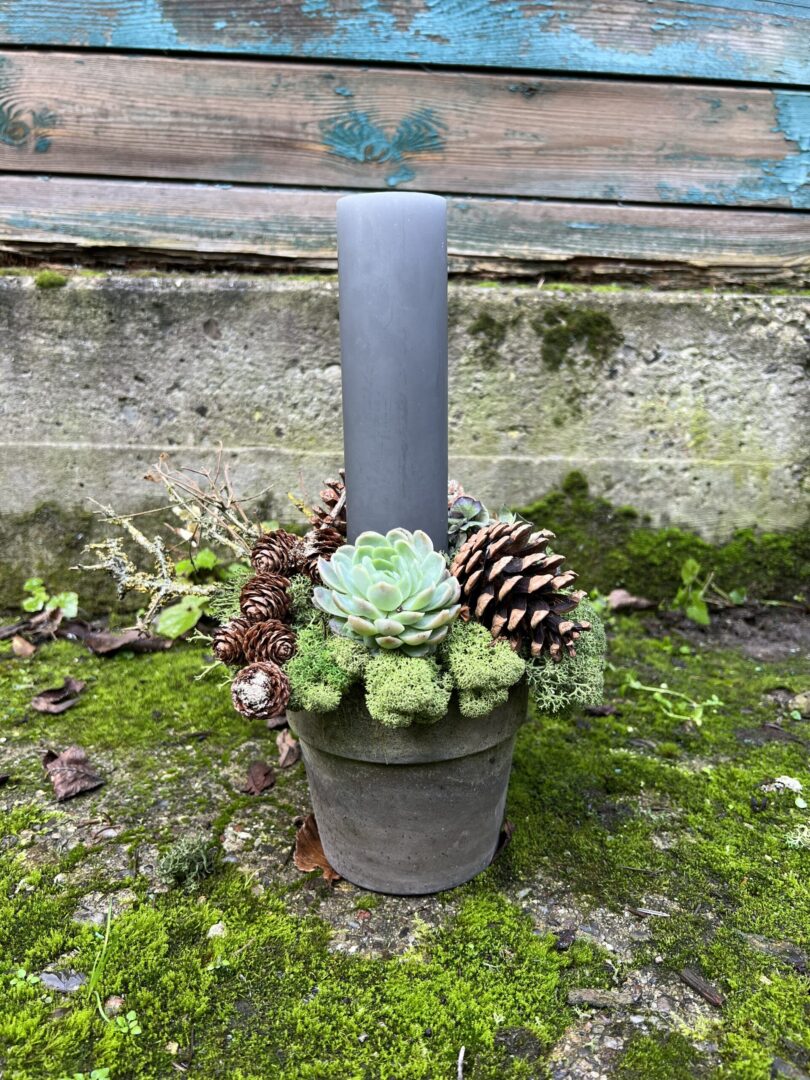 Juledekoration Mørkegrå 2022 - Happyflower-dk