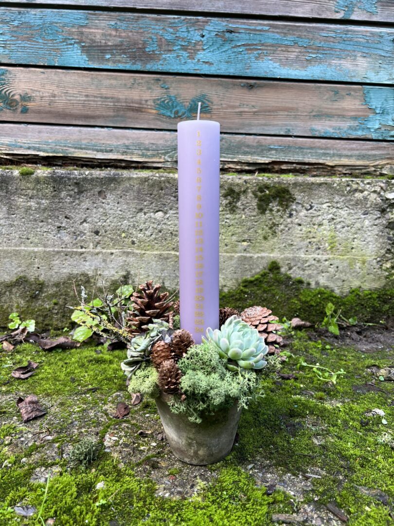 Kalenderdekoration Lilla 2022 - Happyflower-dk