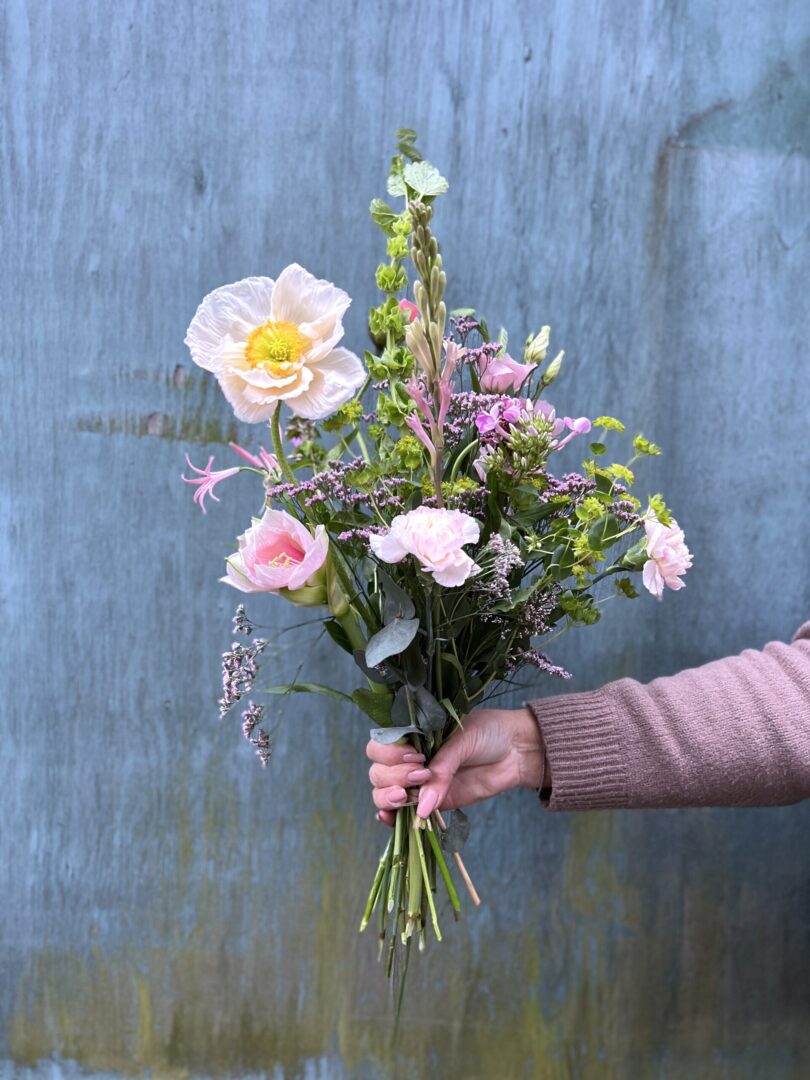 Lyserød buket - Send blomster - Happyflower-dk