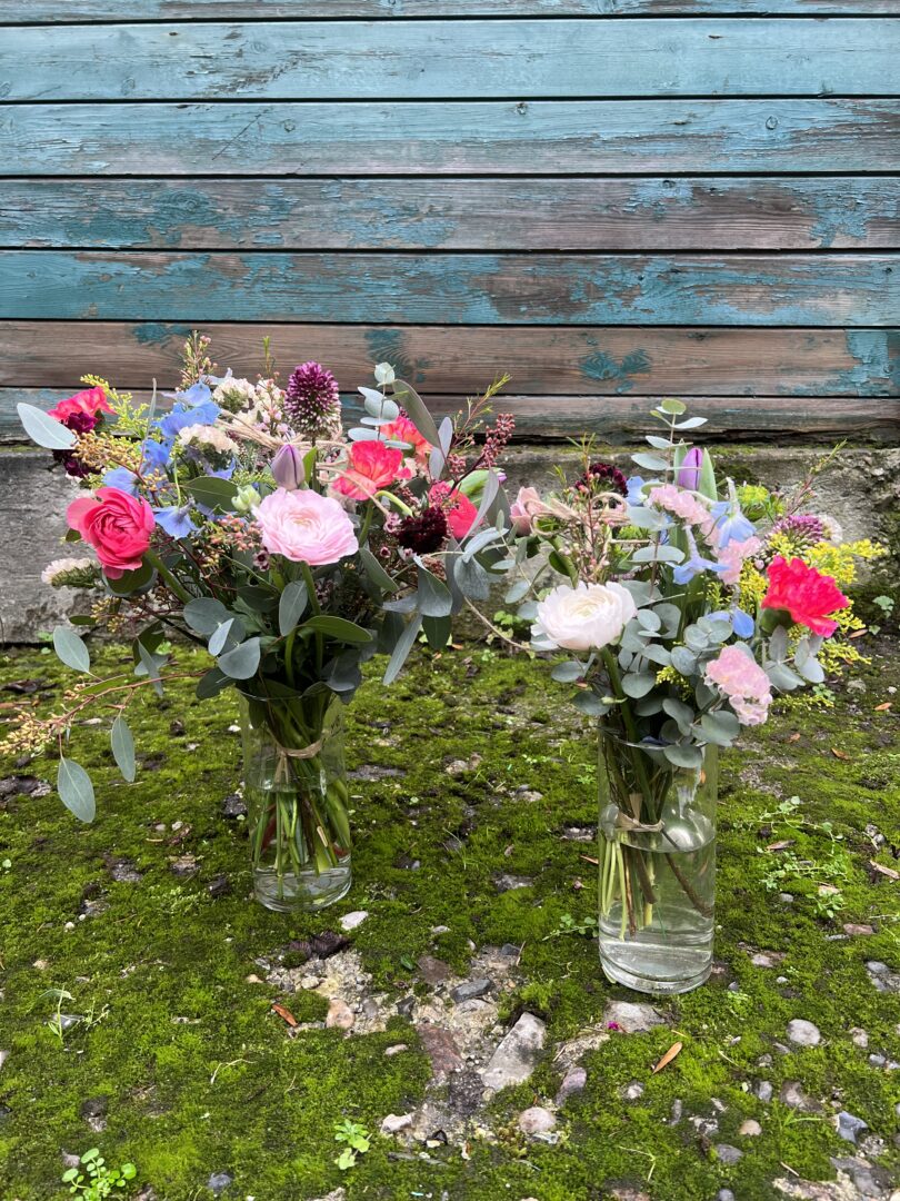 Mor & barn buket - Multifarvet - Send blomster - Happyflower-dk