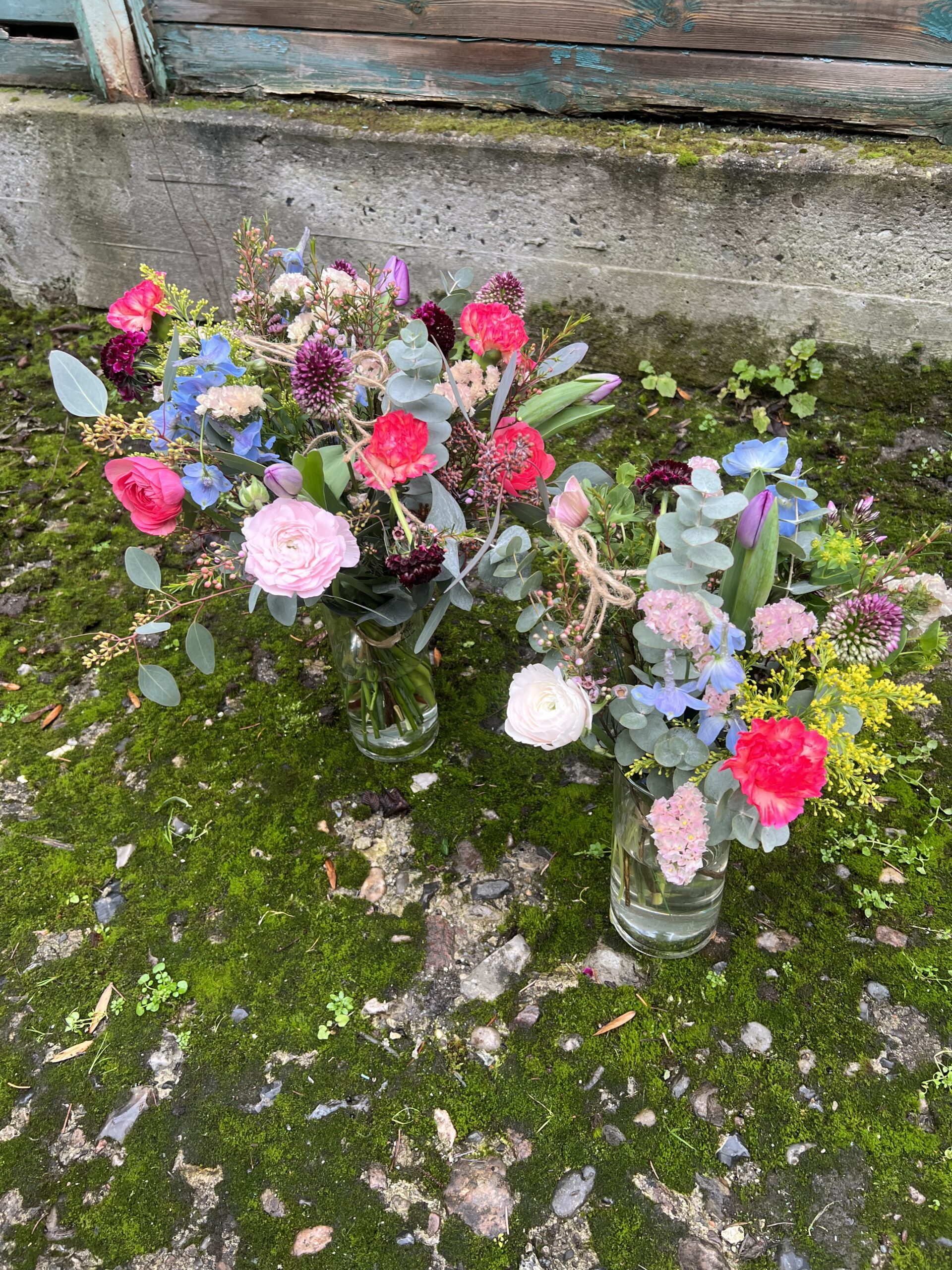 Mor & barn buket - Multifarvet - Send blomster billigt - Happyflower-dk