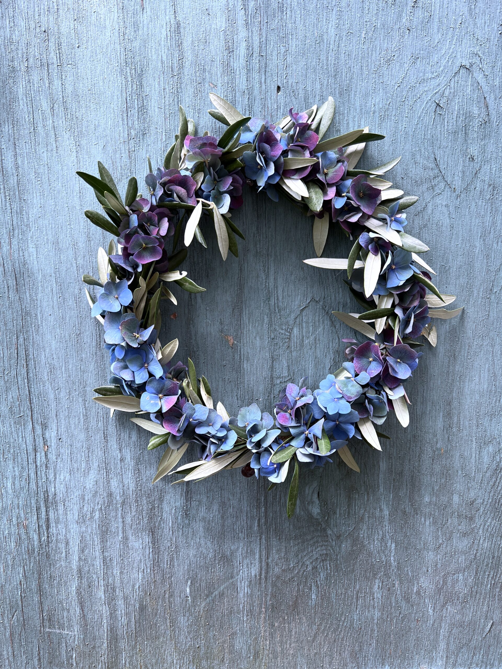 Hortensiakrans Pimpernel oliven - Happyflower-dk