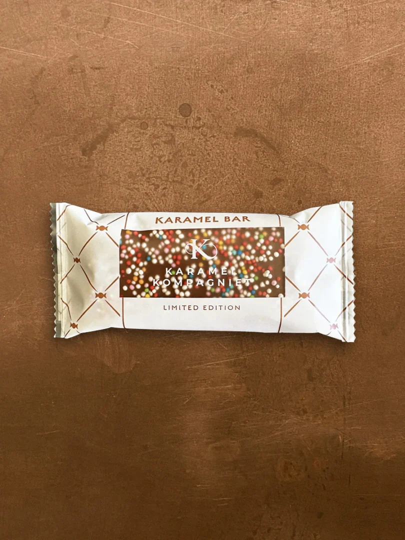 Karamel bar - Limited edition Romkugle i lys chokolade - Happyflower-dk