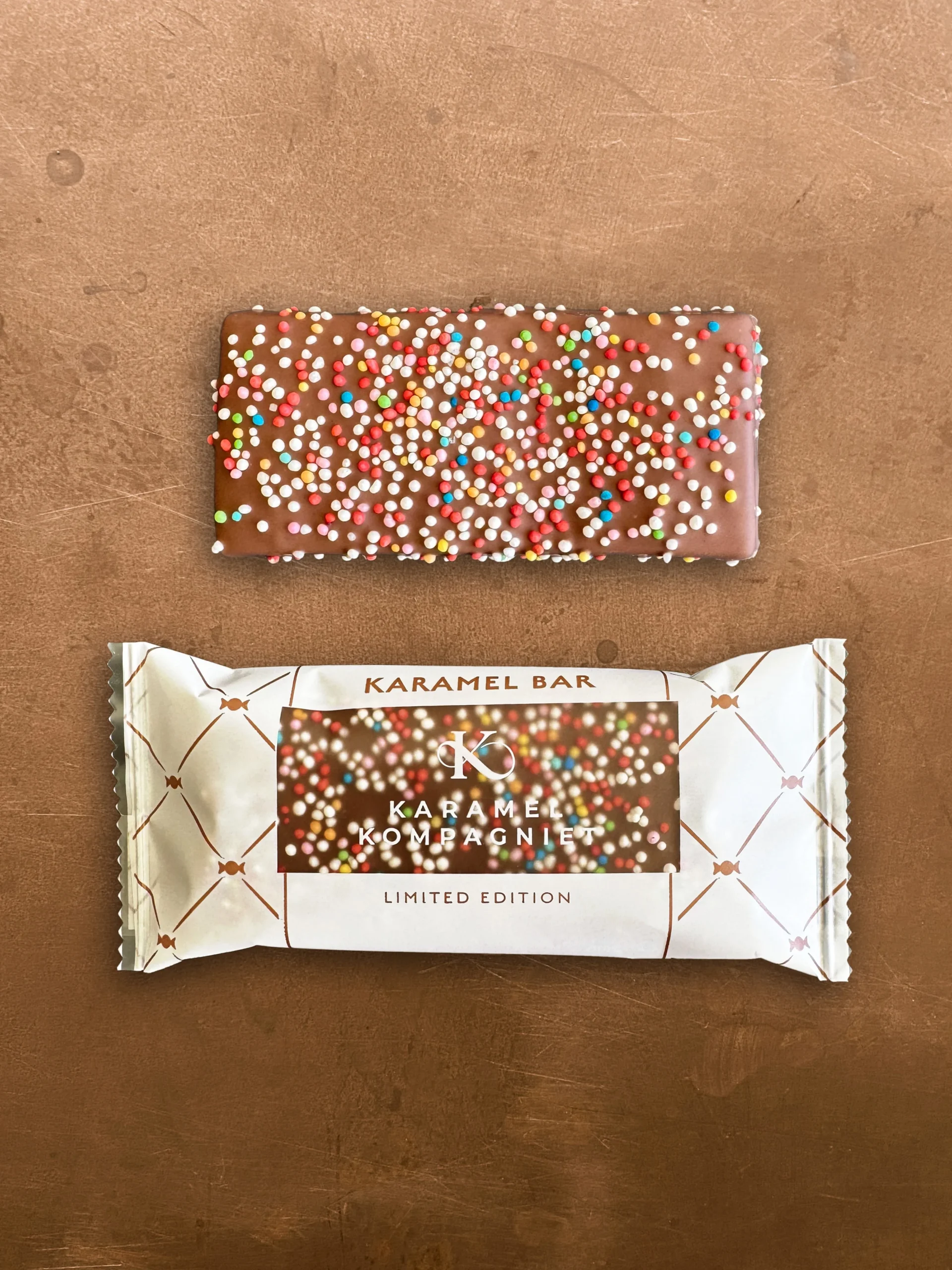 Karamel bar - Limited edition Romkugle i lys chokolade - Karamel Kompagniet - Happyflower-dk