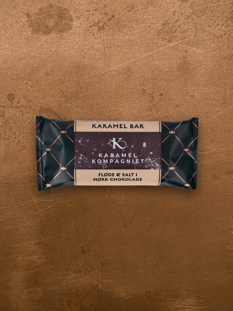 Karamel bar - Salt og mørk chokolade - Karamel Kompagniet - Happyflower-dk
