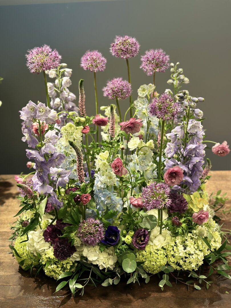 Blomsterdekoration natur pastel - Happyflower-dk