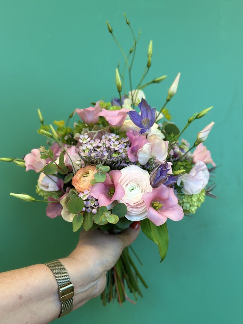 Brudebuket b - Happyflower-dk