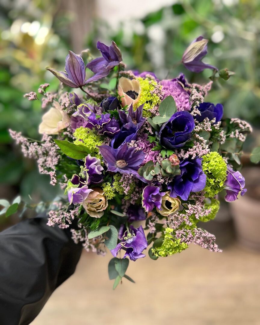 Blomsterdekoration natur pastel - Happyflower-dk