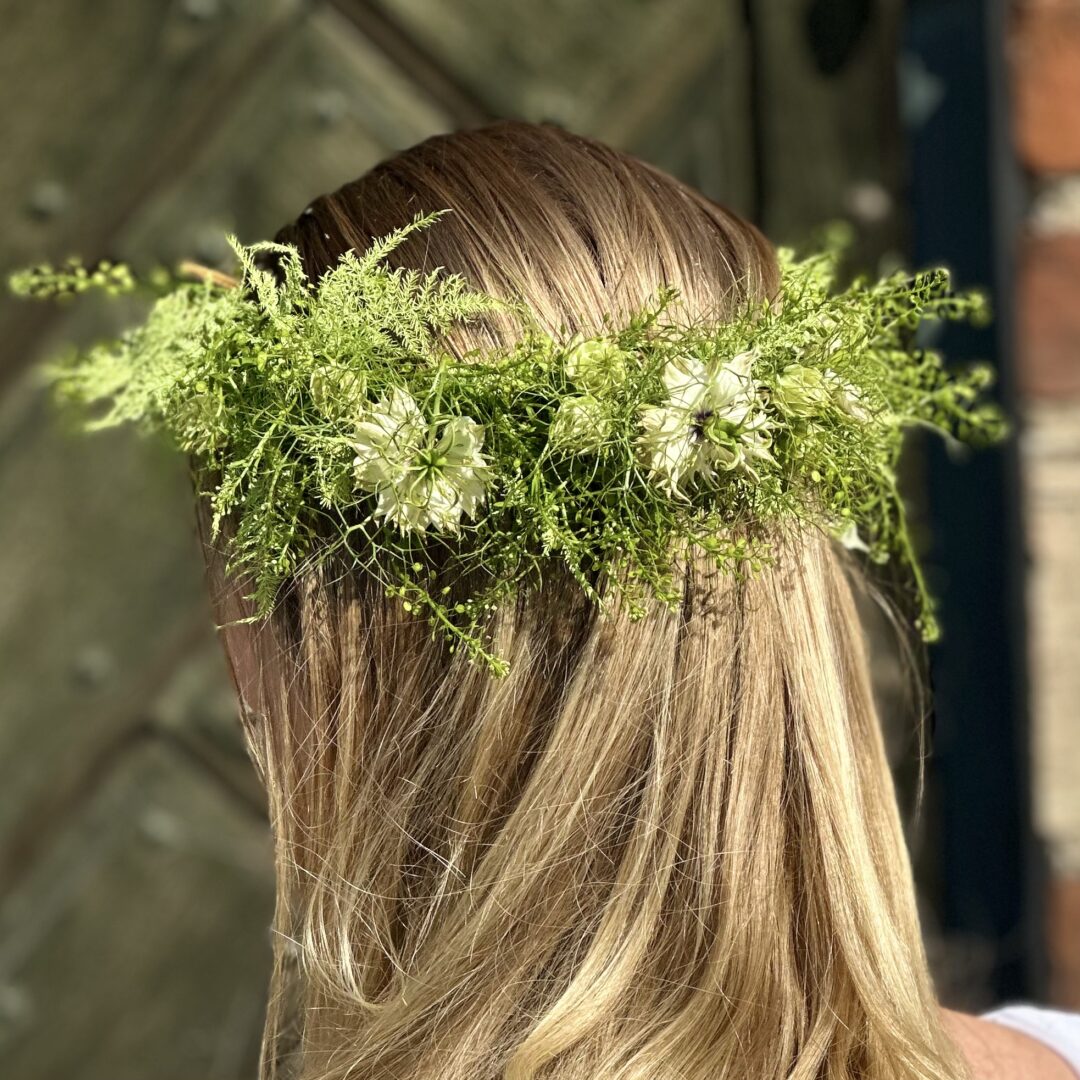 Hårkrans lys - Happyflower-dk