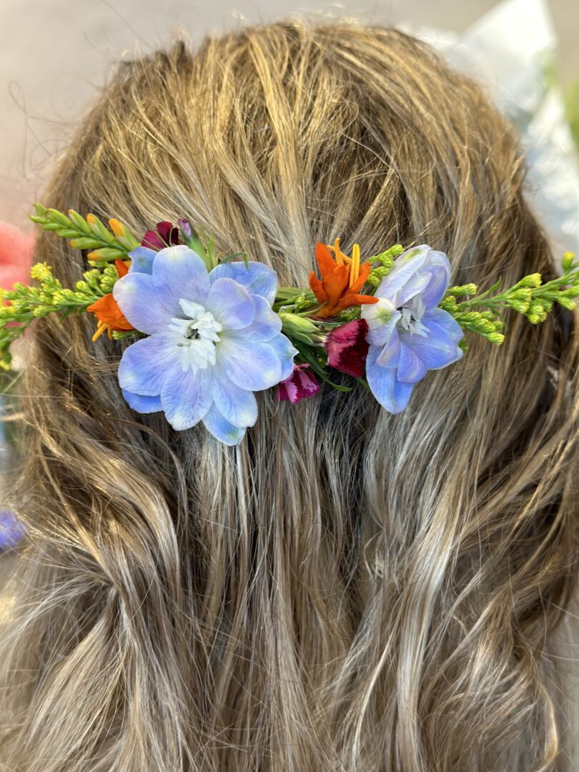 Hårspænde blomst - Happyflower-dk