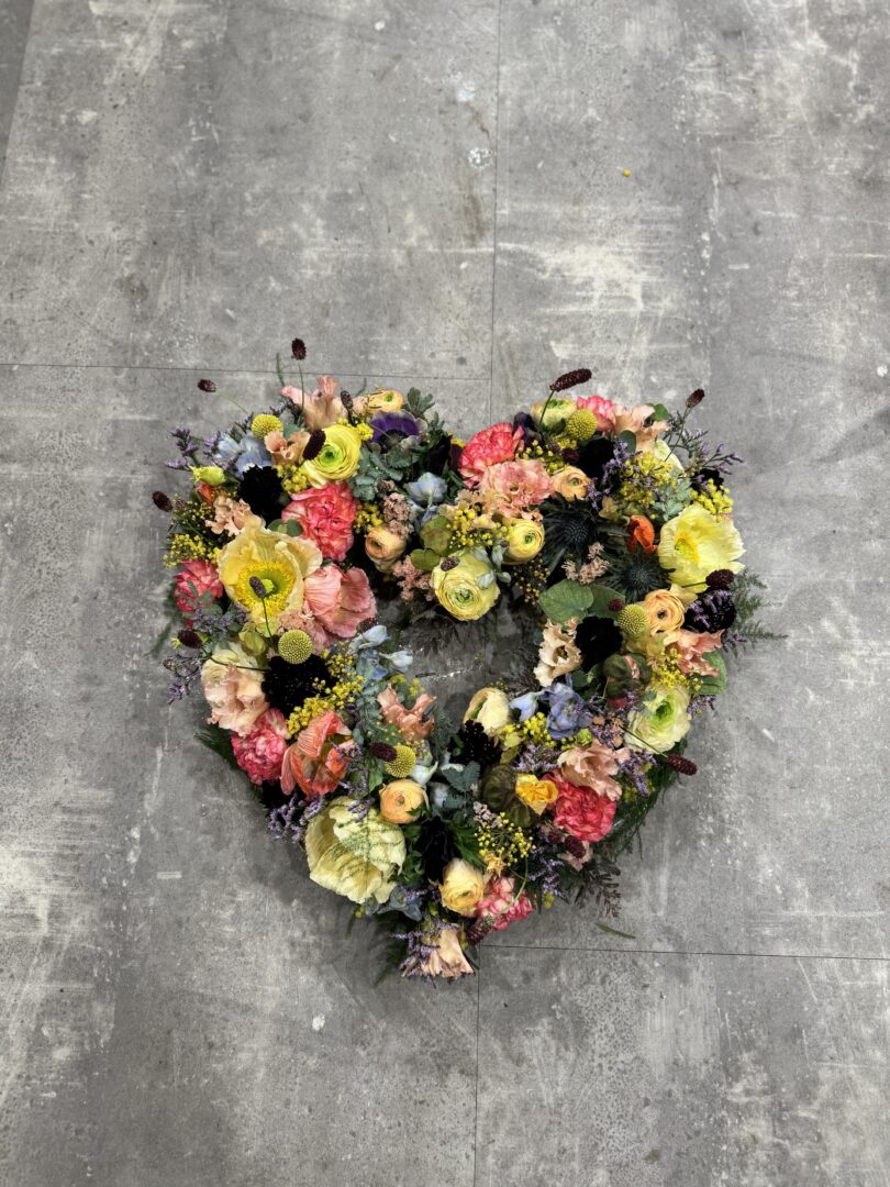 Hjerte begravelse - Happyflower-dk