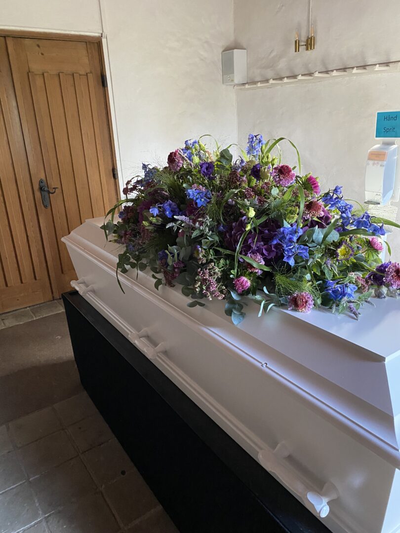 Kistepynt lilla pastel - Happyflower-dk