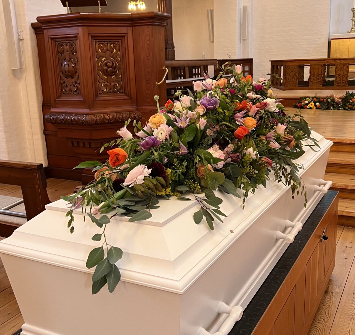 Kistepynt multfarvet - Happyflower-dk