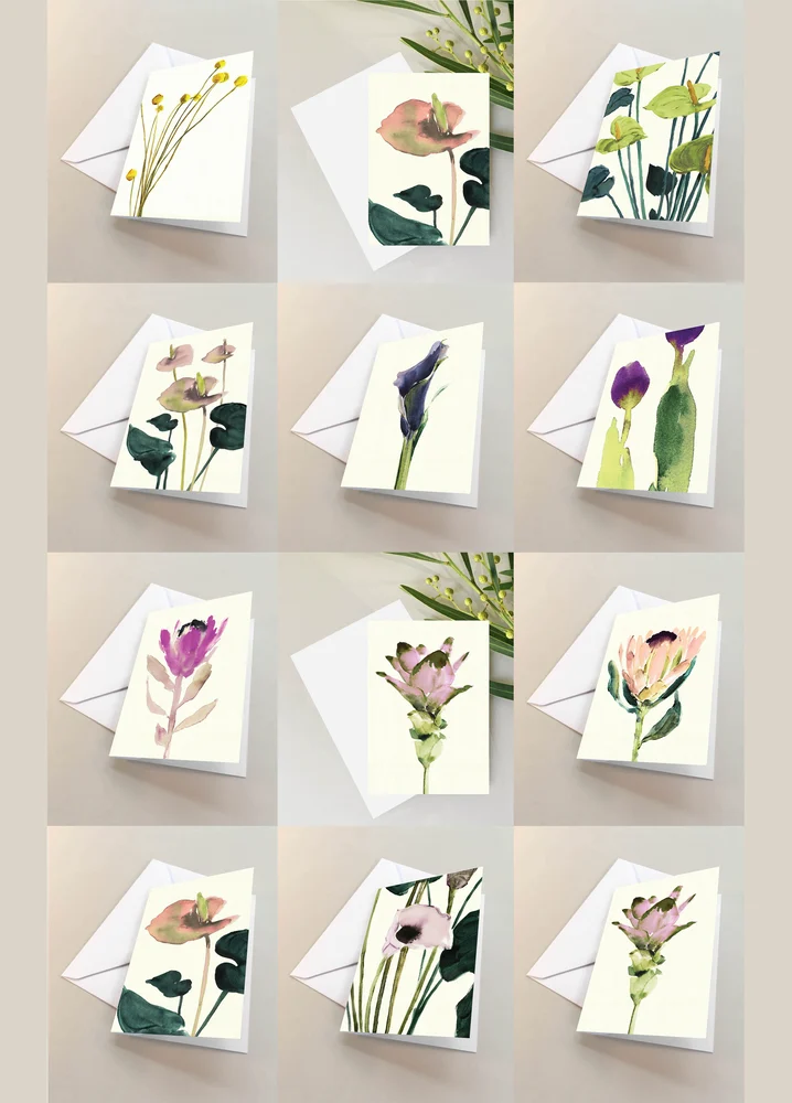 Paent-blomsterkort